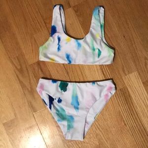 Water Color Designed Bikini
